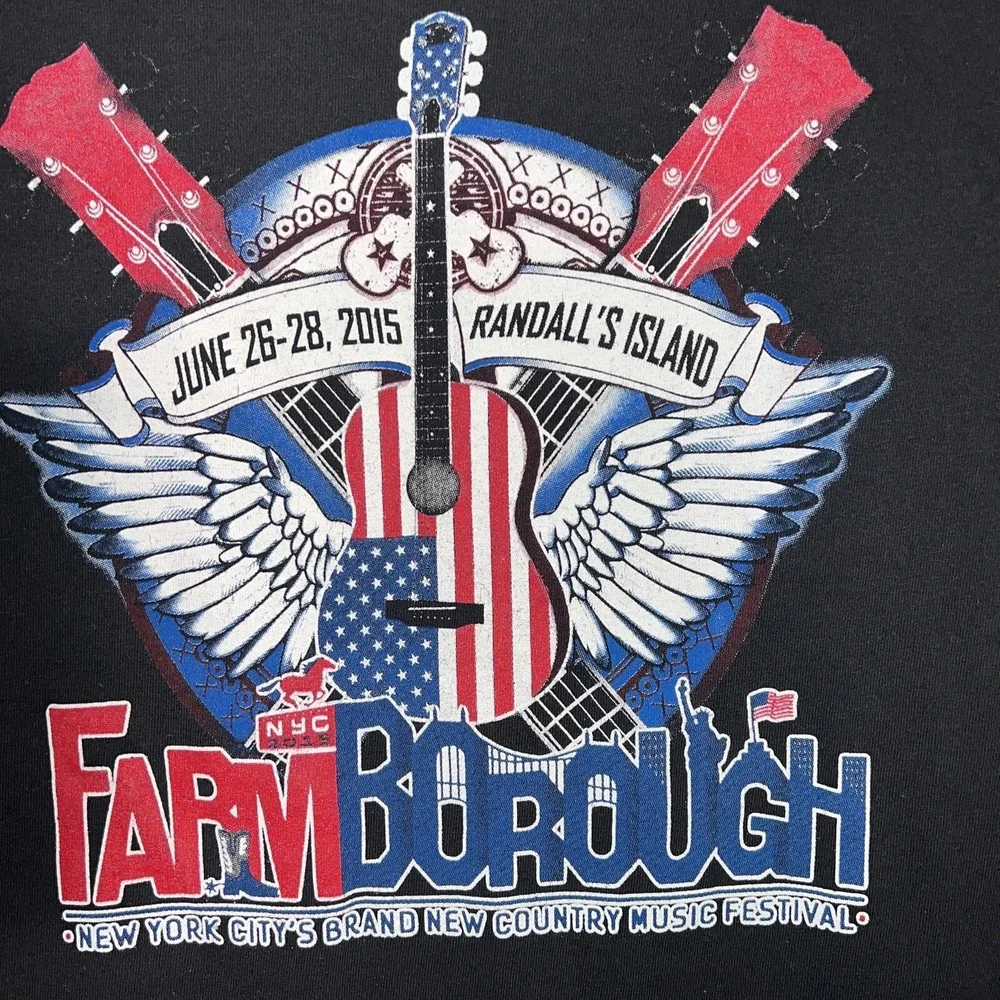 Brad Paisley Luke Bryan 2015 Tour T Shirt Men's‎ Size M NYC Country Music Tee